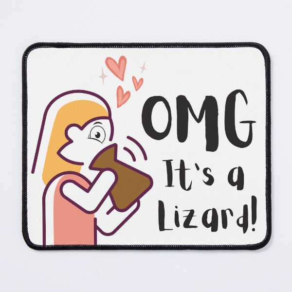 Item preview, OMG Oh My God its a Lizard designed and sold by It's On Backwards.