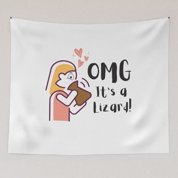 Item preview, OMG Oh My God its a Lizard designed and sold by It's On Backwards.
