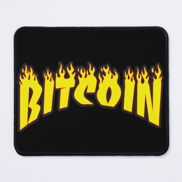 Item preview, Bitcoin in Flames Cryptocurrency designed and sold by fuseleven.