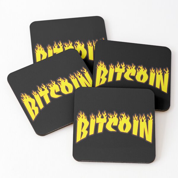 Item preview, Bitcoin in Flames Cryptocurrency designed and sold by fuseleven.
