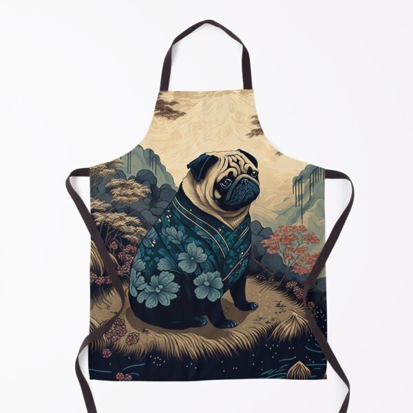 Item preview, Ukiyo-e pug in kimono designed and sold by kamionari.