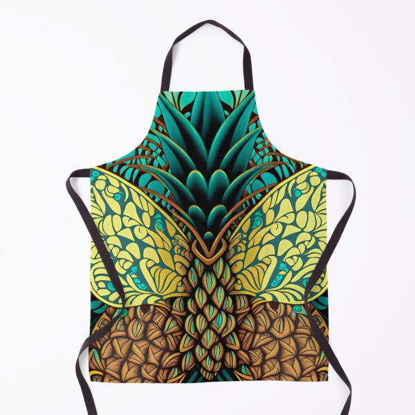 Item preview, Psychedelic Butterfly Pineapple Pattern | Bright Psychedelic | Pineapple Butterfly | Reggae Pattern | Rastafarian Art awesome design designed and sold by Synthetic-Intel.