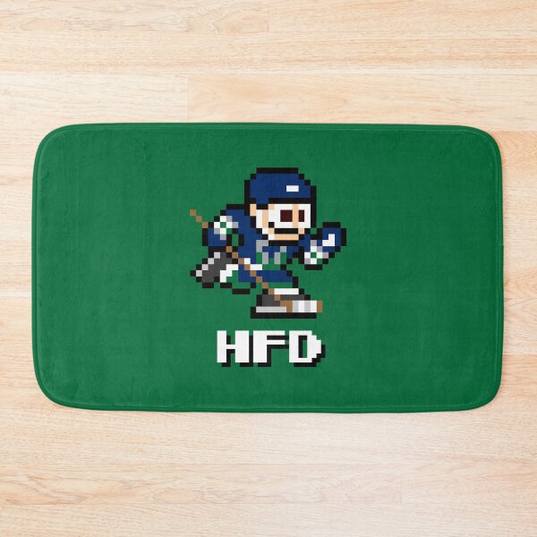 Item preview, Hartford Whalers Home + Initials (8-bit Hockey Player) designed and sold by The Armorsmith.