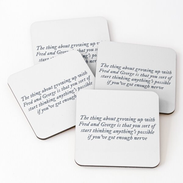 Item preview, Ginny Weasley quote about Fred and George designed and sold by percqbeths.