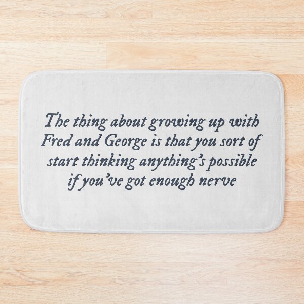 Item preview, Ginny Weasley quote about Fred and George designed and sold by percqbeths.