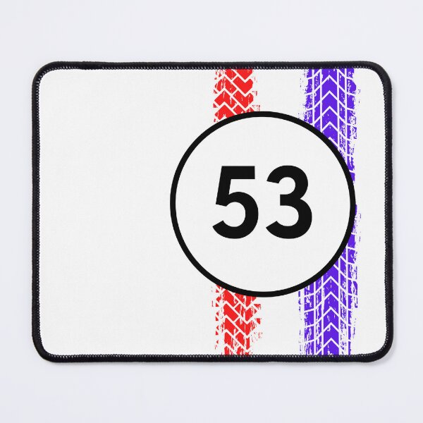 Item preview, Herbie (Car 53) "The Love Bug" | racing gifts | retro gifts designed and sold by MelodyThreads.
