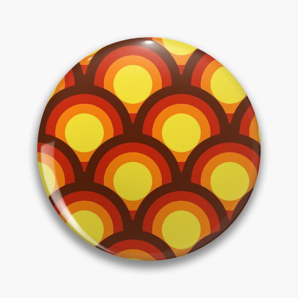 Item preview, 70s inspired funky peacock pattern, sunshine designed and sold by DigiBerryAtlr.