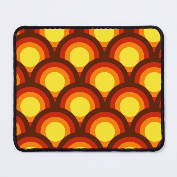 Item preview, 70s inspired funky peacock pattern, sunshine designed and sold by DigiBerryAtlr.