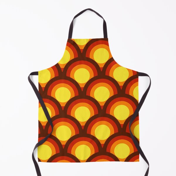 Item preview, 70s inspired funky peacock pattern, sunshine designed and sold by DigiBerryAtlr.