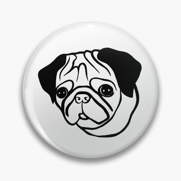 Item preview, Pug Minimalist Dog designed and sold by Whoofster.