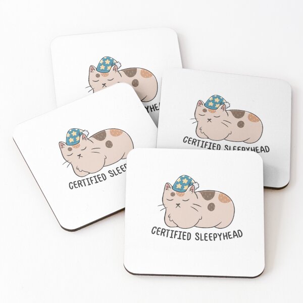 Item preview, Certified Sleepyhead Sleeping Cat designed and sold by cherrytreeart.
