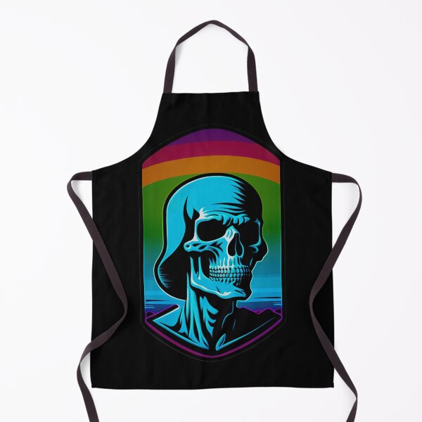 Item preview, Colourful Abstract Skull Illustrated designed and sold by Denjones-Gifts.