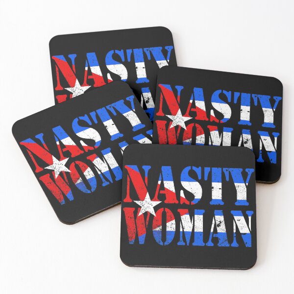 Item preview, Nasty Woman Cuban Flag designed and sold by Handstand365.
