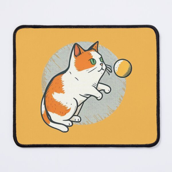 Item preview, Happy Cat Playing with a Ball designed and sold by The-Fox-Hole.