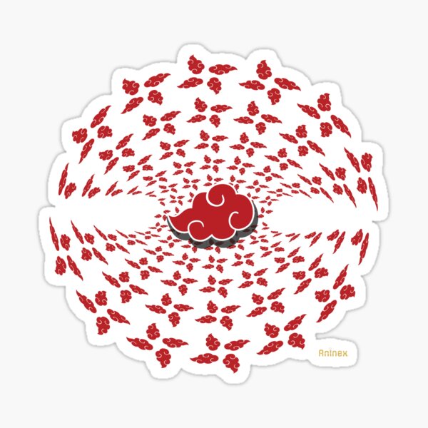 Ninja Rogue Red Clouds Sticker