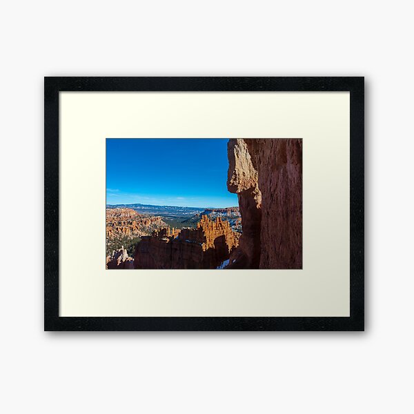 Down in The Canyon, Bryce Canyon Framed Art Print