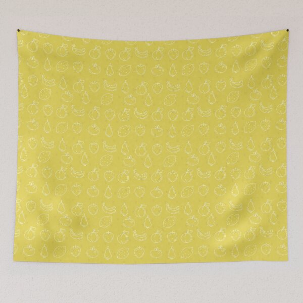 Item preview, Yellow fruits, seamless pattern designed and sold by OM-lova.