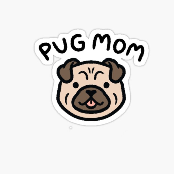 Item preview, Pug Mom designed and sold by cherrytreeart.