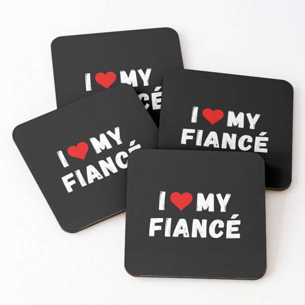 Item preview, I love my fiancé- I heart my fiancé designed and sold by Perryfranken.