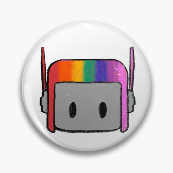 Item preview, drawing rainbowbot's face designed and sold by RAINBOWBOT.