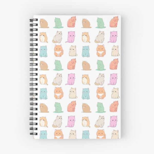 Item preview, Constipated Cats Sticker Set | Valentine's Day Gift | Anxious Cat Nervous Cat Shy Cat | Funny Looking Cat | Pastel Cats designed and sold by Synthetic-Intel.