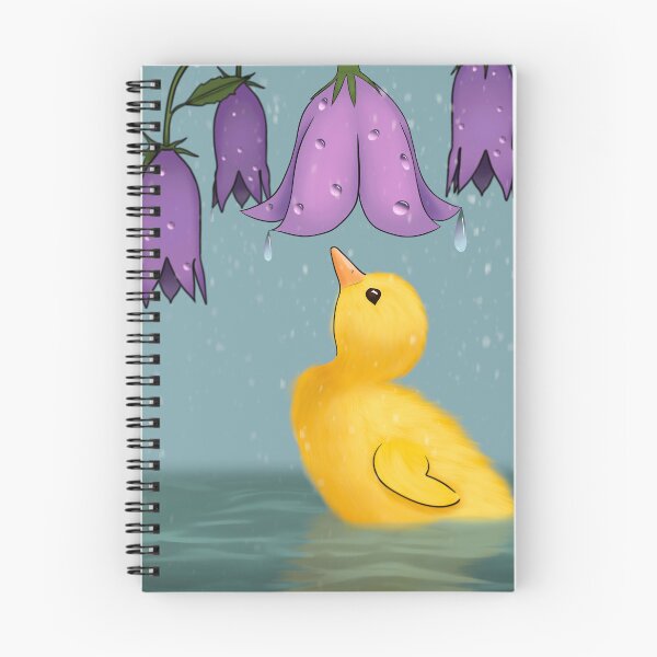 Item preview, Yellow Duckling Caught In The Rain  designed and sold by RosieLeaArtist.