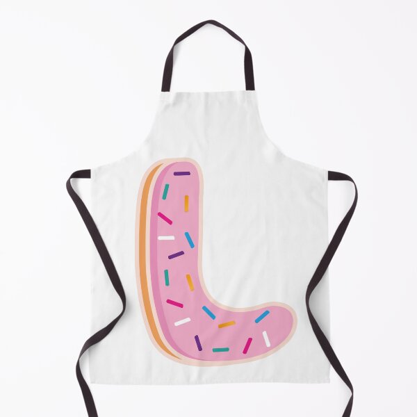 Item preview, Pink Donut Sprinkles letter L designed and sold by ITCHAWAWAA.
