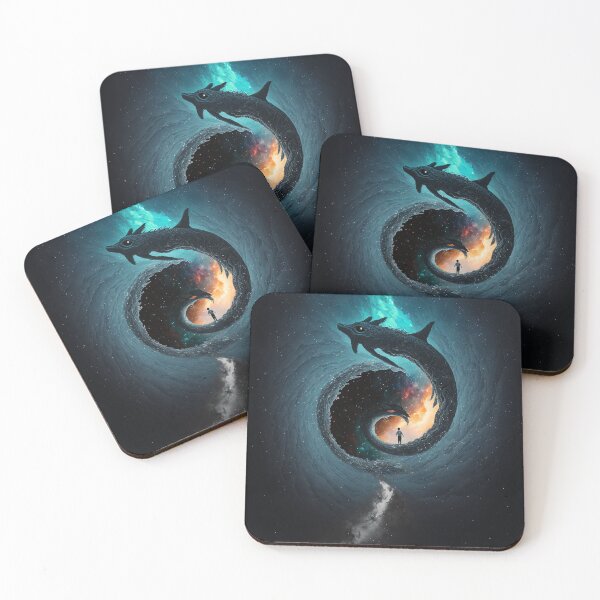 Item preview, dragon swimming on space classic T-Shirt designed and sold by wissoo.