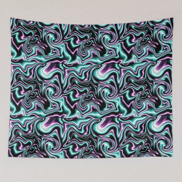Item preview, Electric Blue & Purple Pattern Design designed and sold by TatiDesigns222.