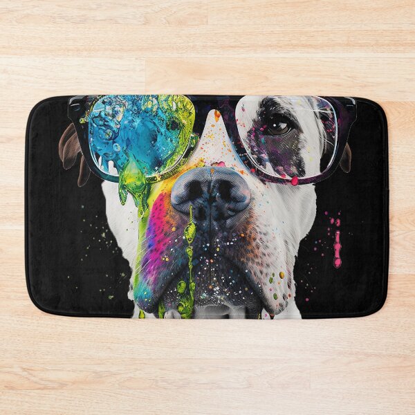 Item preview, Smart Dogg With Glasses designed and sold by FonxyShirts.