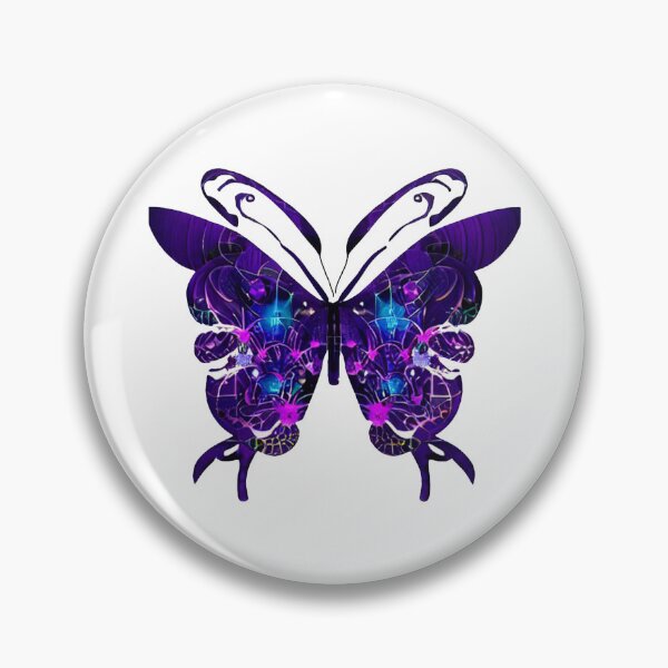 Aperçu de l'œuvre Papillon étincelant violet créée et vendue par NerdHot.