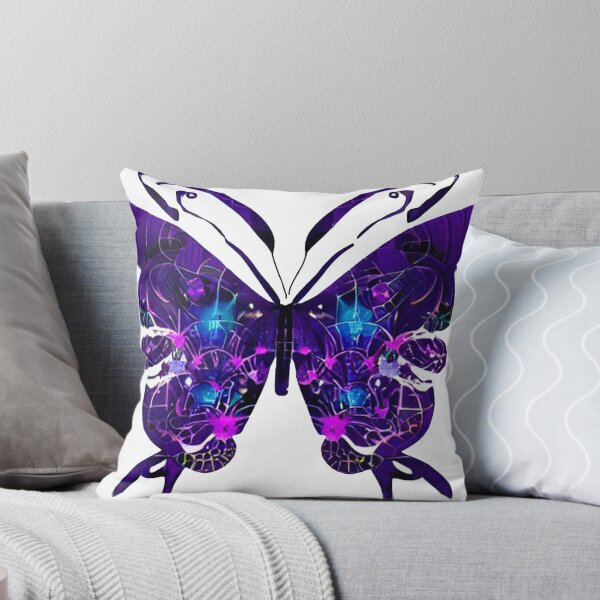 Item preview, Mariposa púrpura brillante designed and sold by NerdHot.