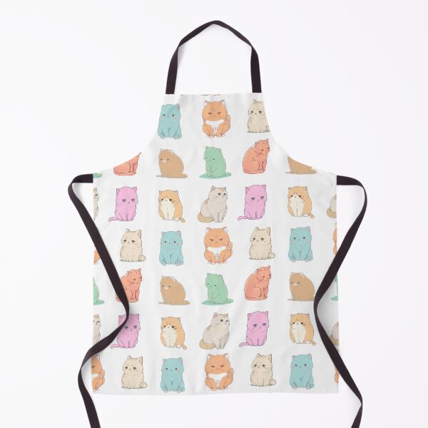 Item preview, Constipated Cats Sticker Set | Valentine's Day Gift | Anxious Cat Nervous Cat Shy Cat | Funny Looking Cat | Pastel Cats designed and sold by Synthetic-Intel.