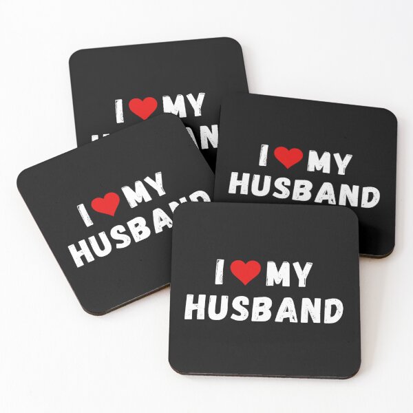 Item preview, I love my husband - I heart my husband designed and sold by Perryfranken.