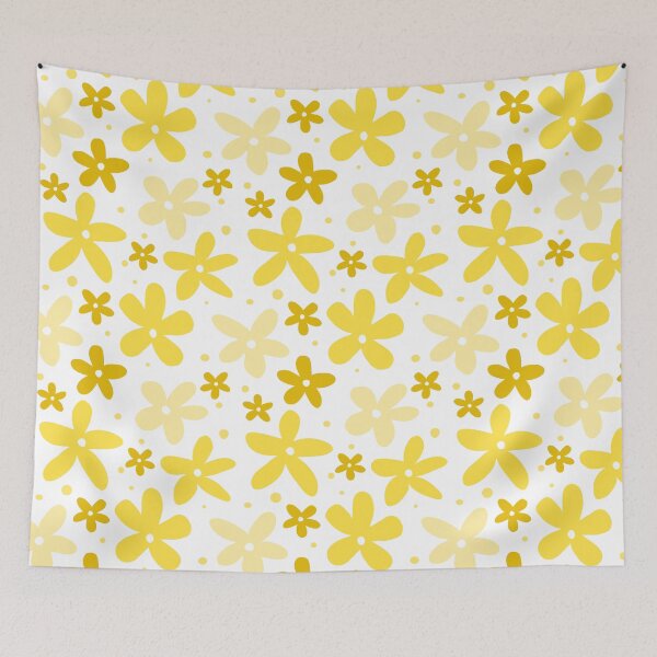 Item preview, Yellow Flower Pattern designed and sold by Claudia McBain.