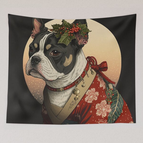 Item preview, Ukiyo-e dog in kimono designed and sold by kamionari.