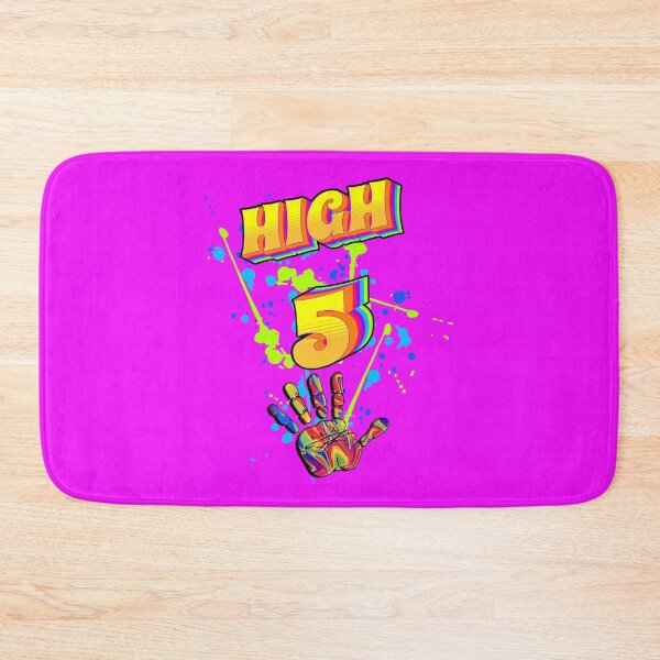 Item preview, Birthday 5 High Five Retro Paint Splatter Birthdaydays designed and sold by tamdevo1.