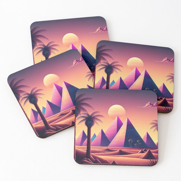 Item preview, Retro Mirage: A Synthwave Journey designed and sold by Mullet Monkey.