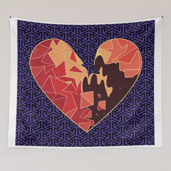 Aperçu de l'œuvre Coeur origami créée et vendue par AreteSticker.