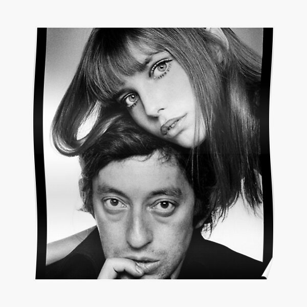 Portrait de Serge Gainsbourg Poster