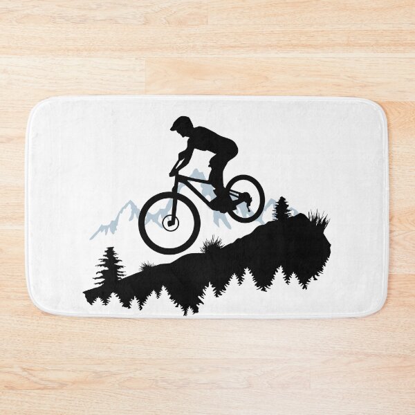 Item preview, Mountain biking, downhill biking, mountain biking and mountains designed and sold by claudiasartwork.
