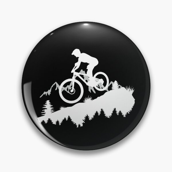 Item preview, Mountain biker, downhill biking, mountain biking and mountains designed and sold by claudiasartwork.