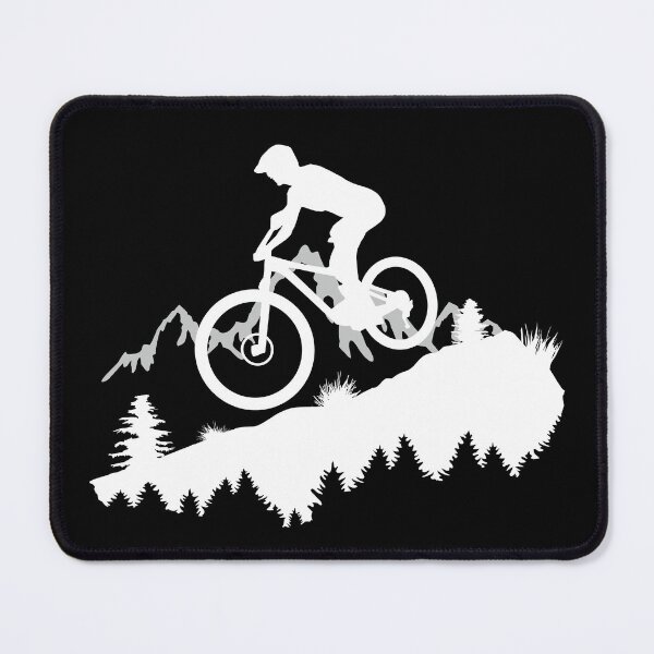 Item preview, Mountain biker, downhill biking, mountain biking and mountains designed and sold by claudiasartwork.