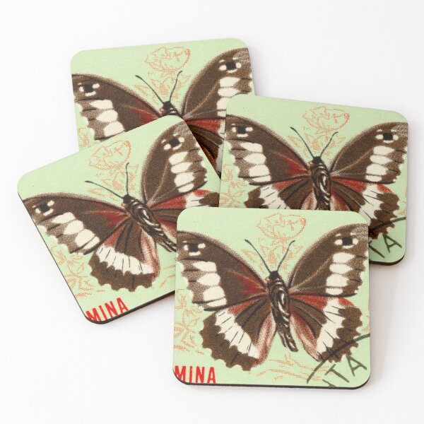 Aperçu de l'œuvre Timbre Papillon Roumanie créée et vendue par StampLand.