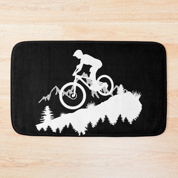 Item preview, Mountain biker, downhill biking, mountain biking and mountains designed and sold by claudiasartwork.