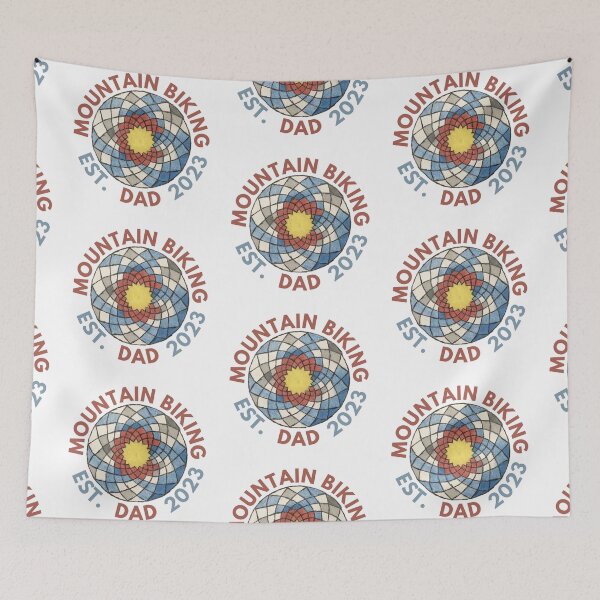 Item preview, Mountain Biking Dad Est. 2023 designed and sold by CarefulCaptures.