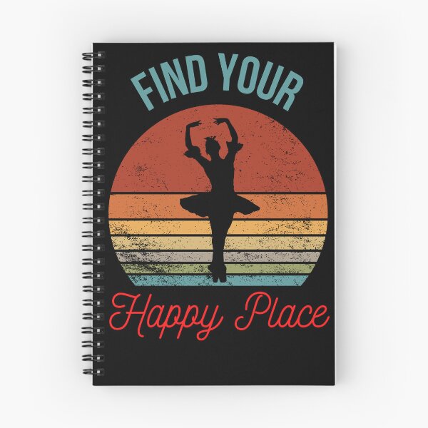 Item preview, Find Your Happy Place: Retro Sunset Ballerina Silhouette designed and sold by BuyByButterfly.