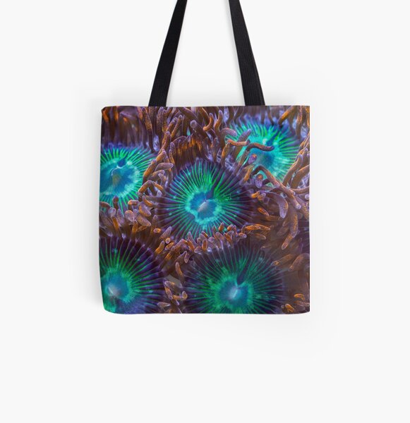 Zoanthids All Over Print Tote Bag