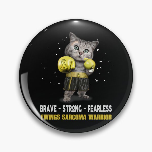 Item preview, Ewings Sarcoma Warrior - BRAVE STRONG FEARLESS designed and sold by Berriosly.