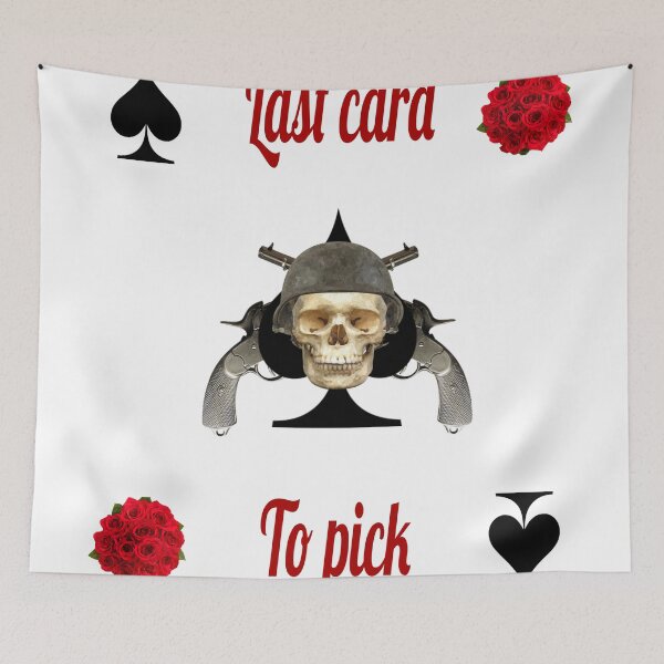 Item preview, Last card to pick, ace of spades, white designed and sold by Lacasadellora.